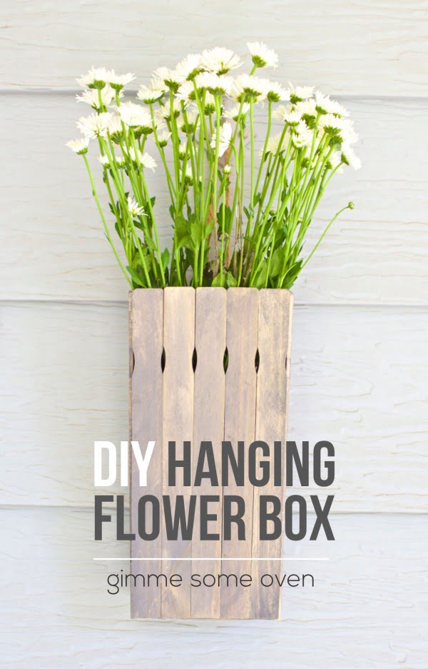 DIY Hanging Flower Box    