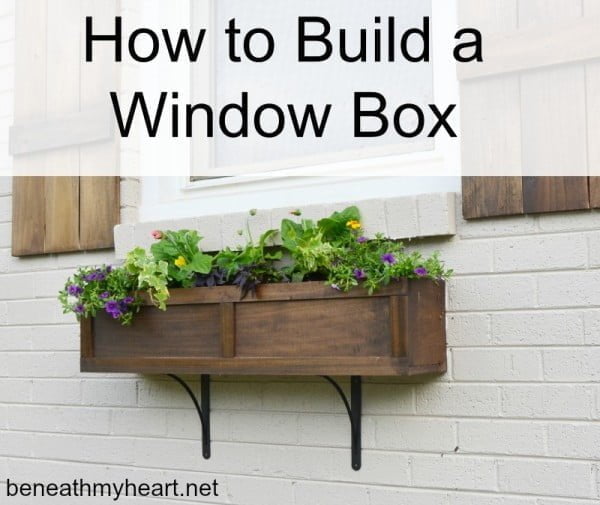 How to Build a Window Box    