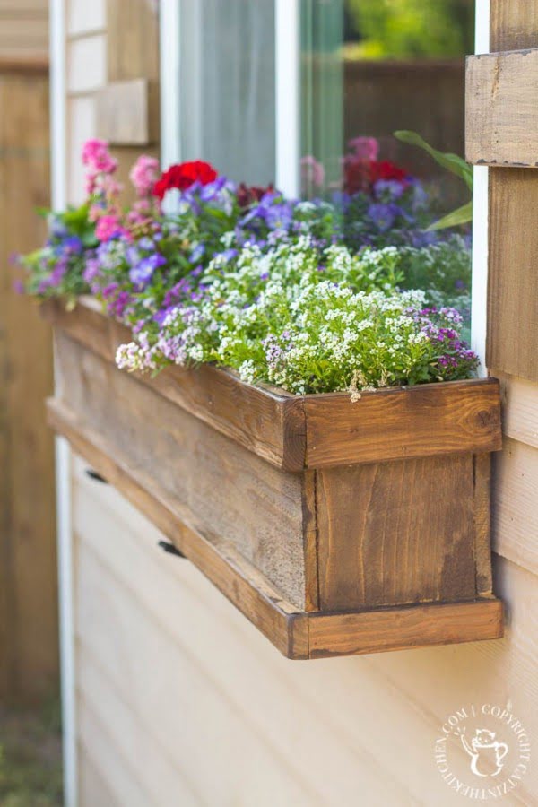 DIY Window Box and Shutters    