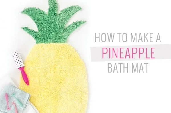 How To Make A Pineapple Shaped Bath Mat   