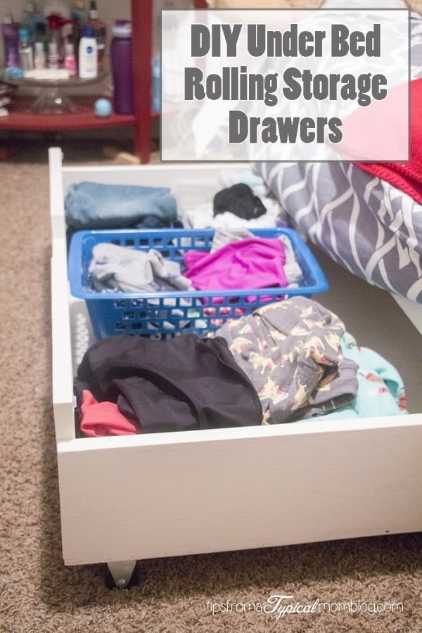 15 Easy Diy Under The Bed Storage Ideas On A Budget