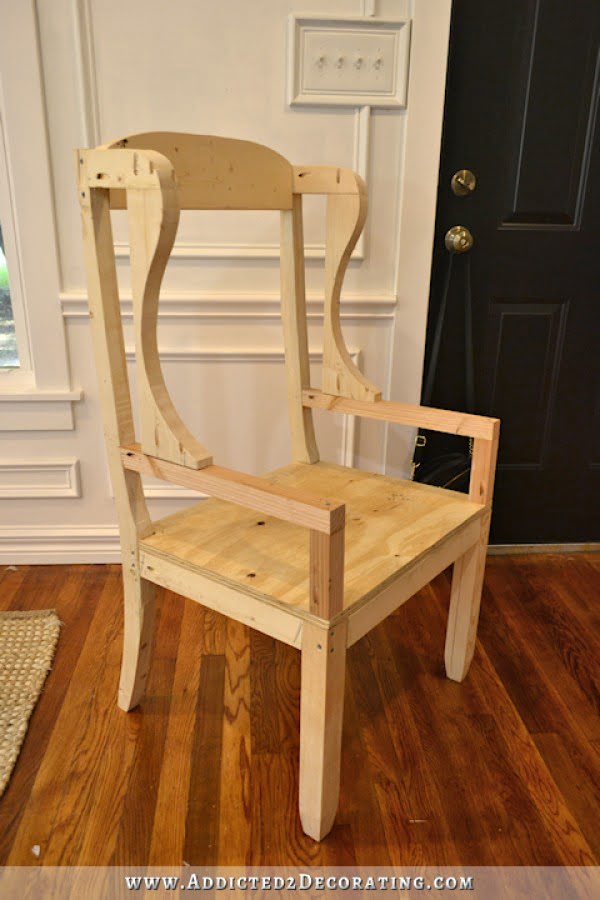 DIY Wingback Dining Chair    