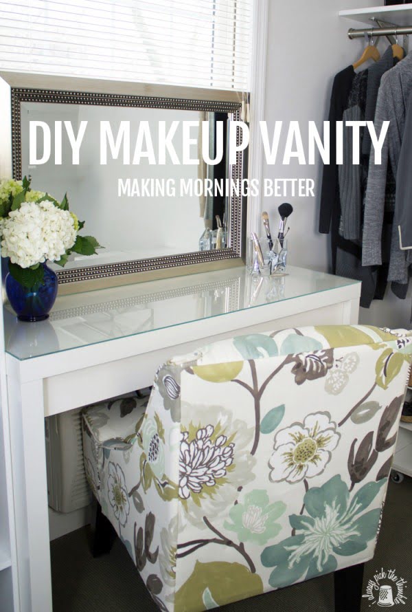 15 Diy Makeup Vanity Table Ideas, Flip Top Vanity Ikea