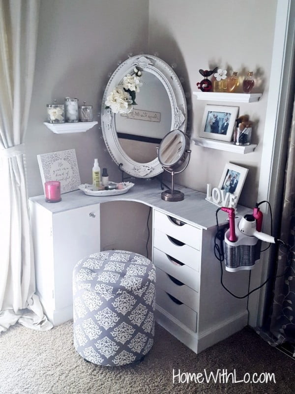 15 Diy Makeup Vanity Table Ideas