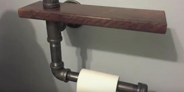 industrial pipe with shelf