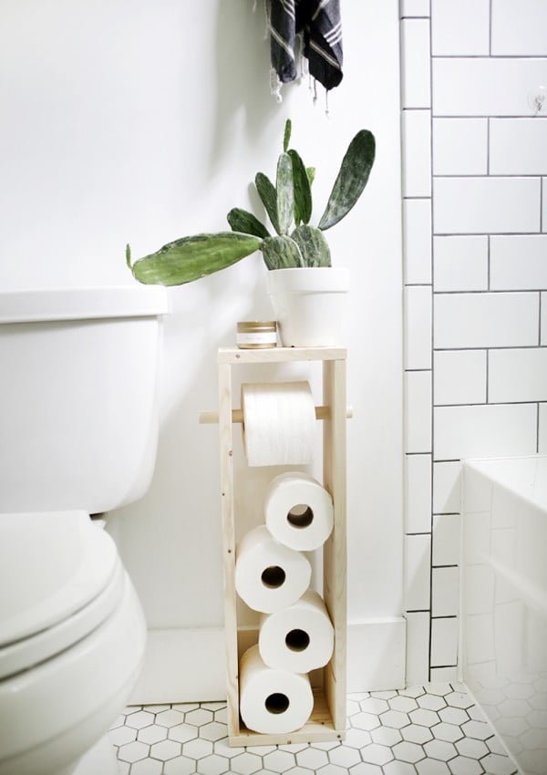 Download 15 Creative DIY Toilet Paper Holder Ideas to Get It Rolling