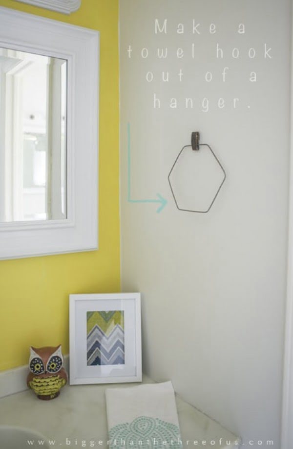 DIY Towel Rack (Hanger)