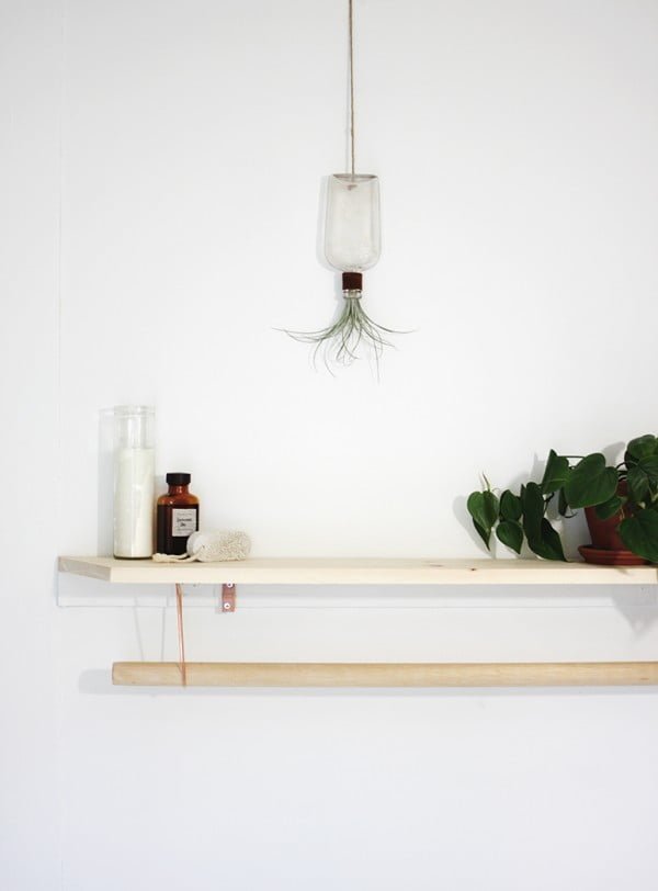 DIY Towel Rack & Shelf