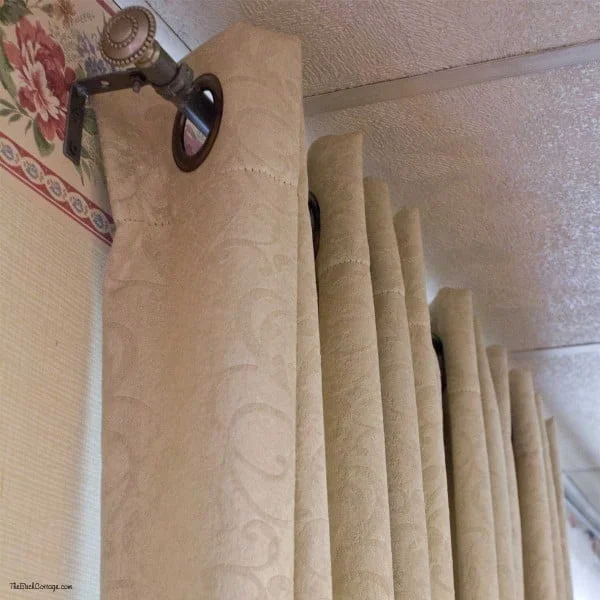 DIY Curtain Rod for a Large Picture Window on the CHEAP!