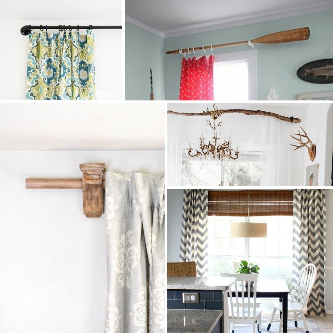 diy curtain rods