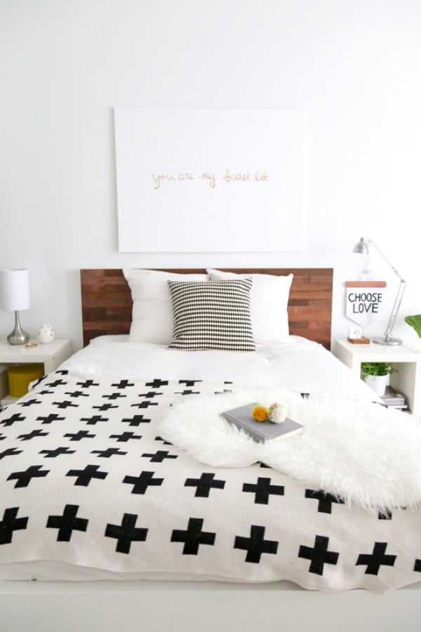 IKEA Hack Stikwood Headboard