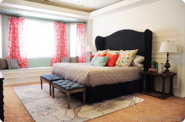 DIY Wingback Headboard Tutorial with FREE pattern