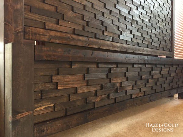 DIY Textured Headboard