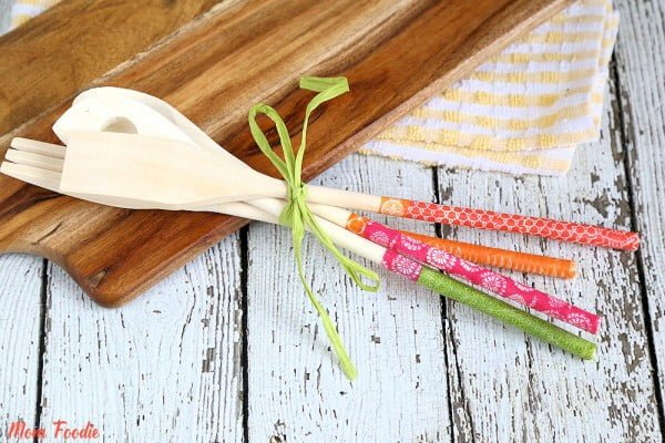 Washi Tape Kitchen Utensils: Easy Homemade Gift tape