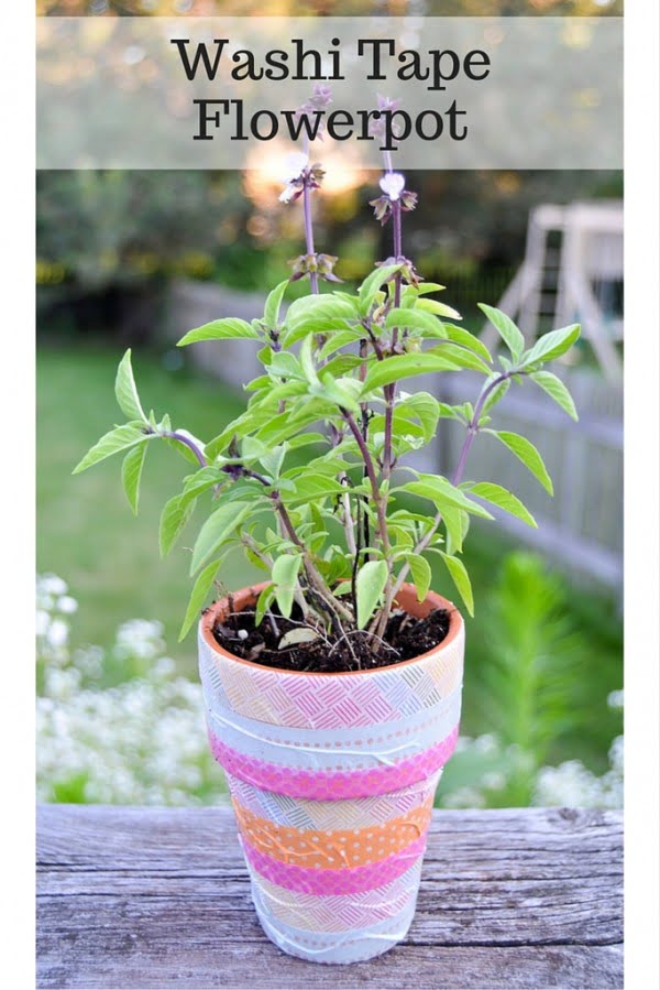 Washi Tape Flowerpot tape