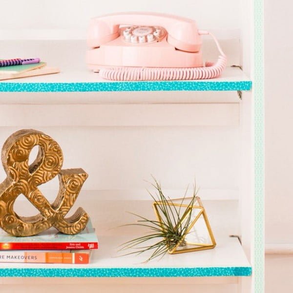 How to Use Washi Tape to Revamp Your Furniture tape