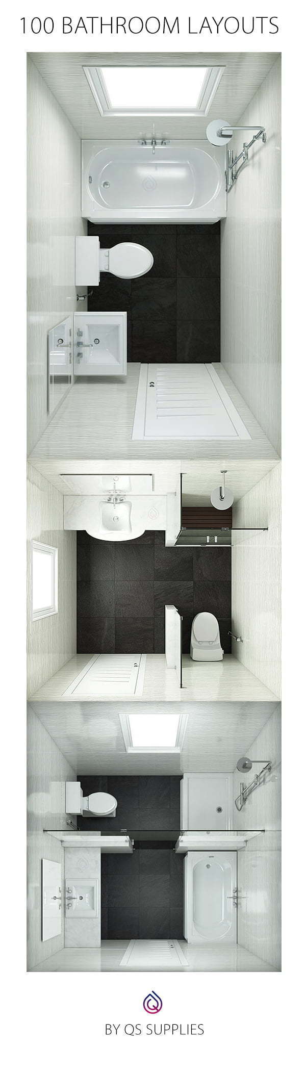 bathroom layouts