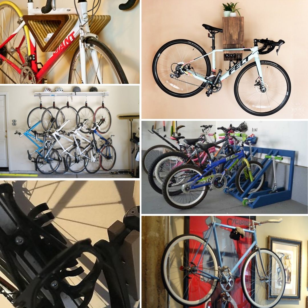 13 Simple DIY Bike Rack Ideas That Look Good