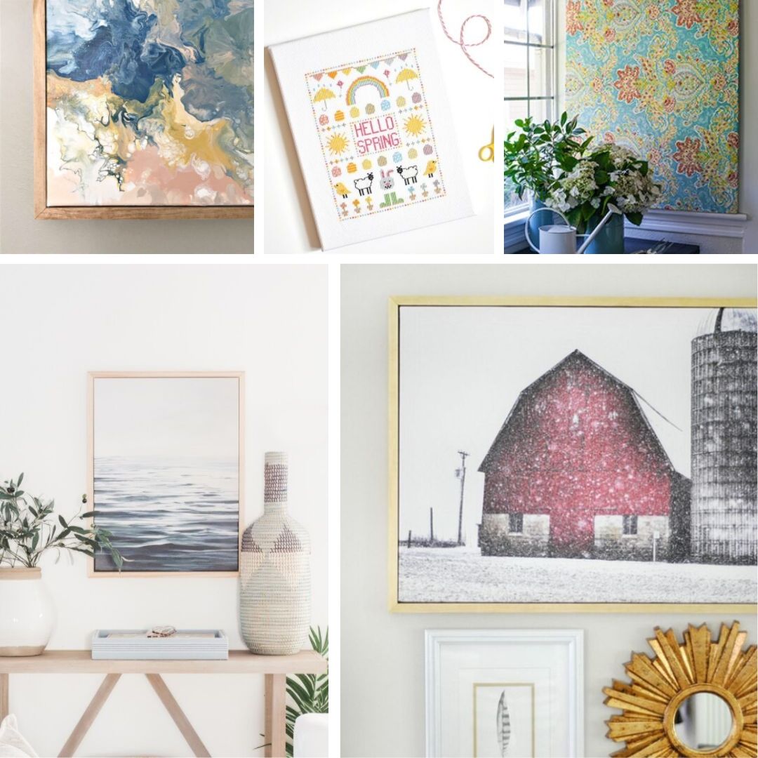 diy canvas frames