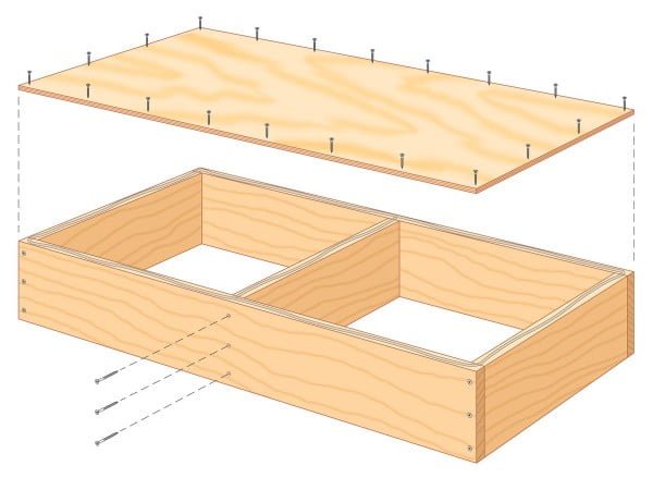 DIY Washer Dryer Pedestal plans