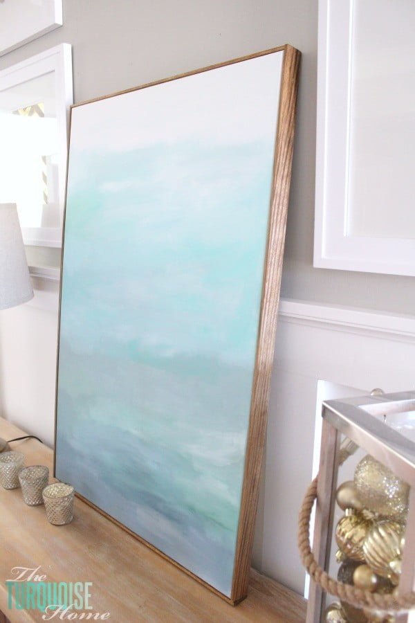 How to Frame a Canvas (for Cheap!)