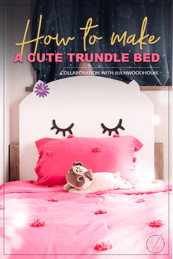 Cute Girl's Trundle Bed