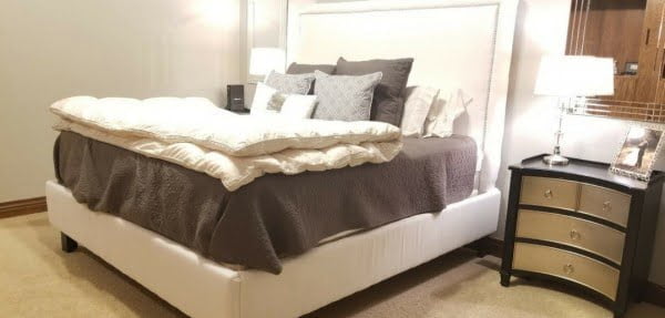 How to Make a Wooden King Size Bed Frame and Nail Trimmed Headboard