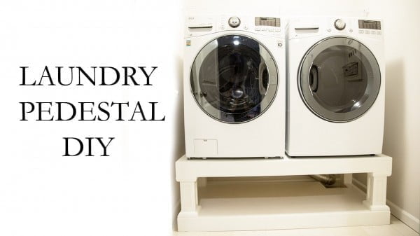 Washer Dryer Laundry Pedestal DIY