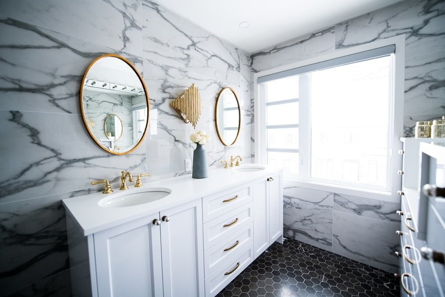 bathroom marble