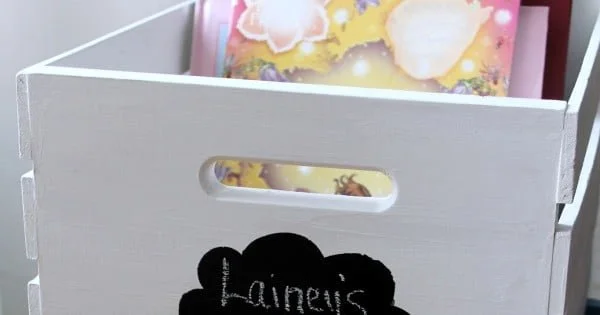 DIY Book Storage Crates