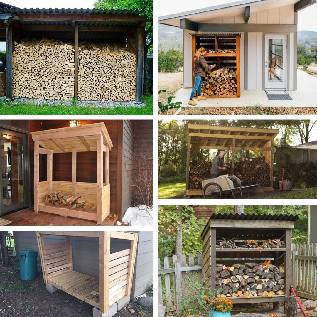 diy firewood shed ideas