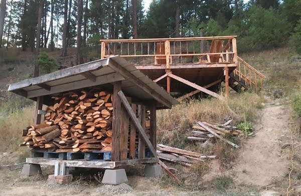 small shed for firewood