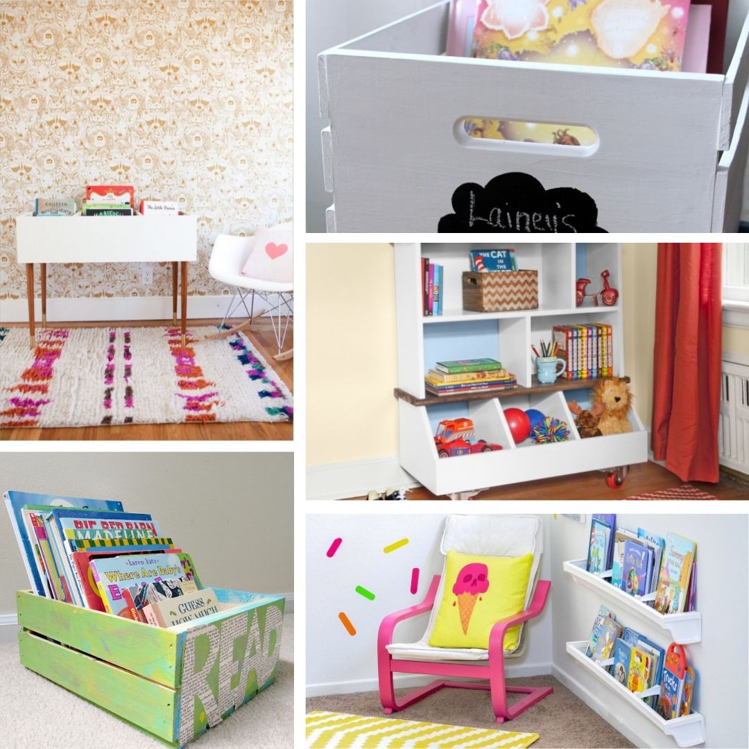 diy bookshelf for kids