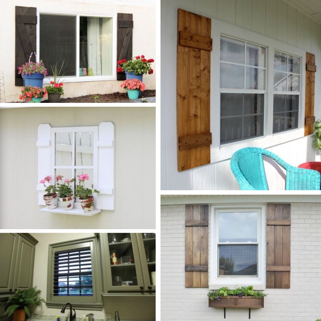 18 Diy Wood Shutter Ideas