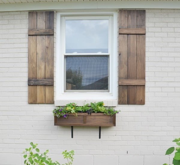 Board and Batten Window Decor