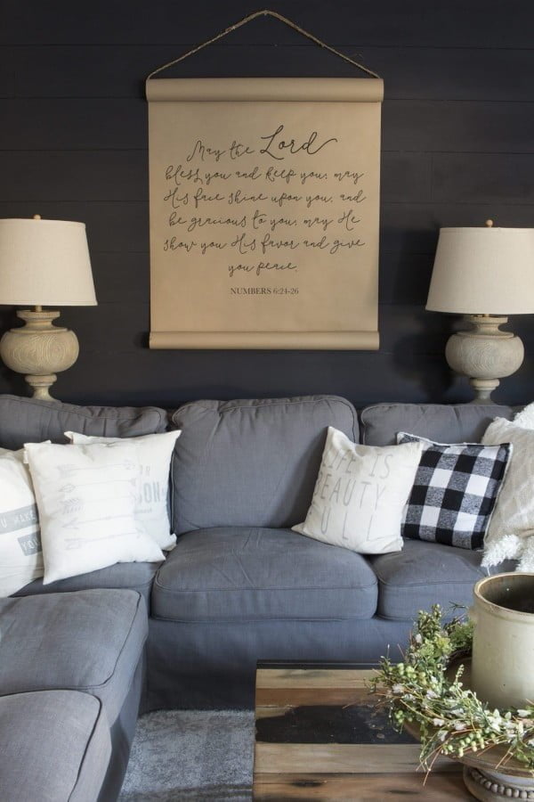 dark living room