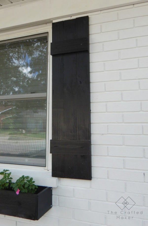 DIY exterior window decor