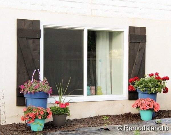 wood shutters