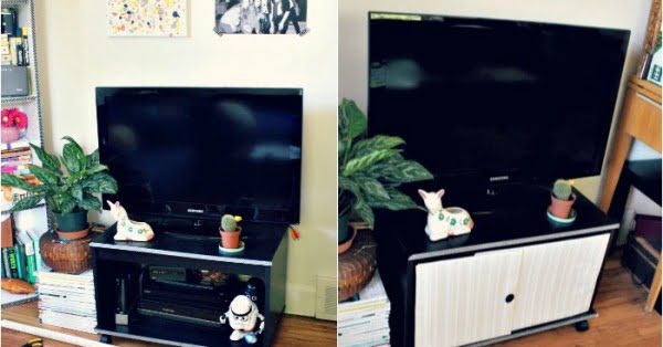 tv stand with doors