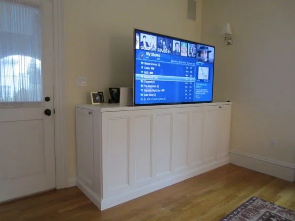 pop up tv stand