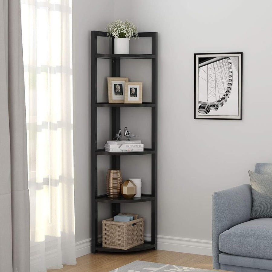 Black Corner Shelf