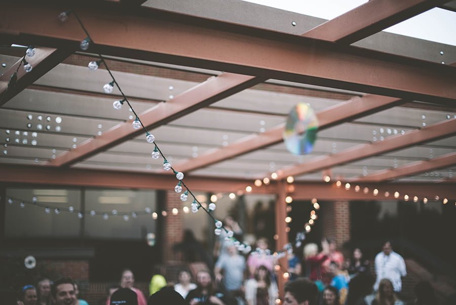 How to Hang String Lights on Covered Patio