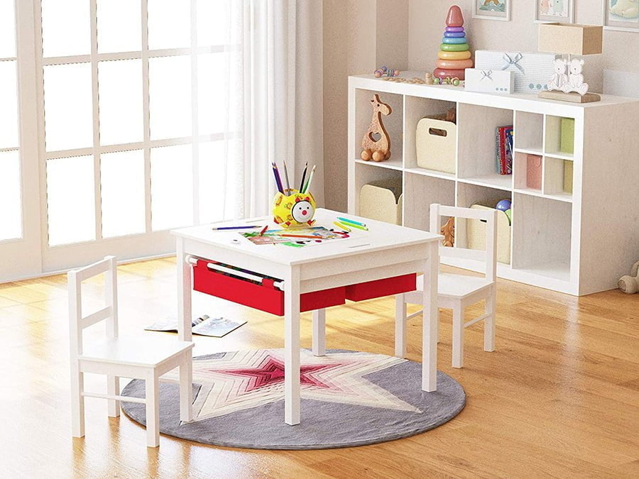 adjustable height kids activity table