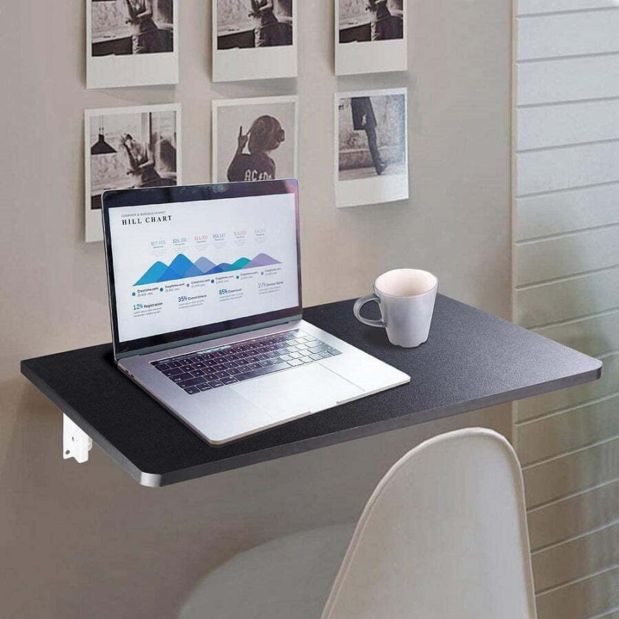 yescom folding wall shelf