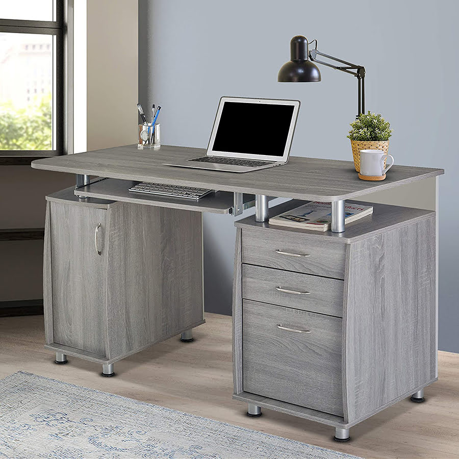Computer Desk With Drawers
