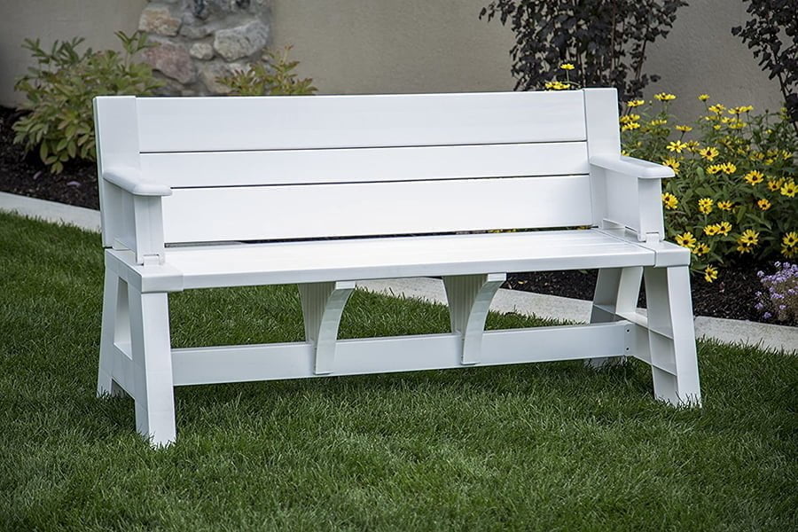 The Top 10 Best Outdoor Benches Of 2020   Resin Garden Bench 