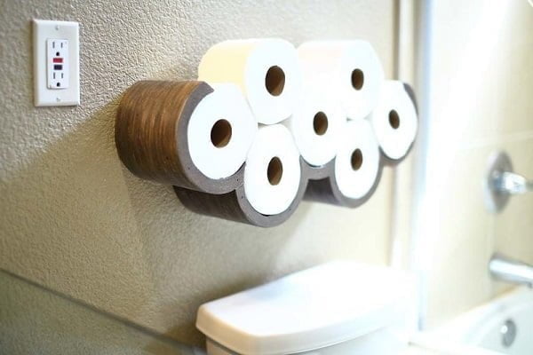 Download 15 Creative DIY Toilet Paper Holder Ideas to Get It Rolling