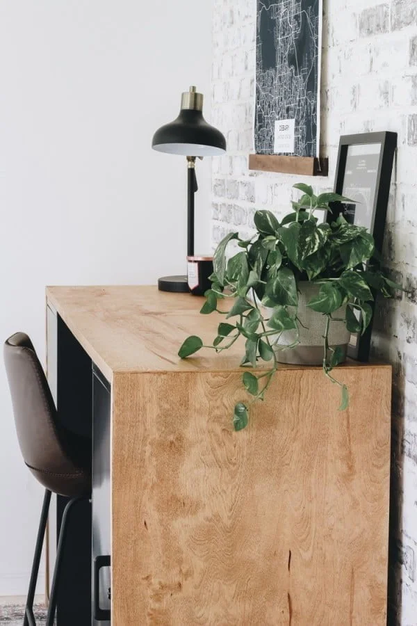 DIY Plywood Desk