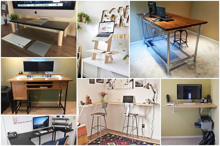 diy standing desk ideas