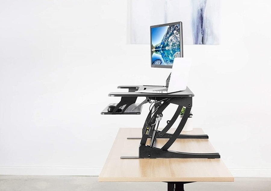 top rated standing desk converter